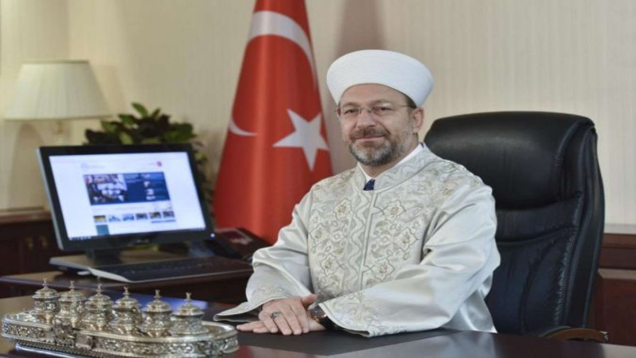 Diyanet İşleri Başkanı Erbaş’tan hicri yeni yıl mesajı