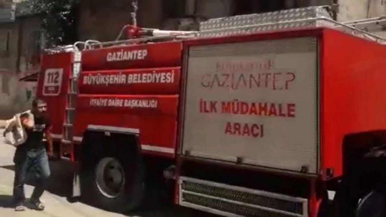 Gaziantep’te bir evde çıkan yangın korkuttu