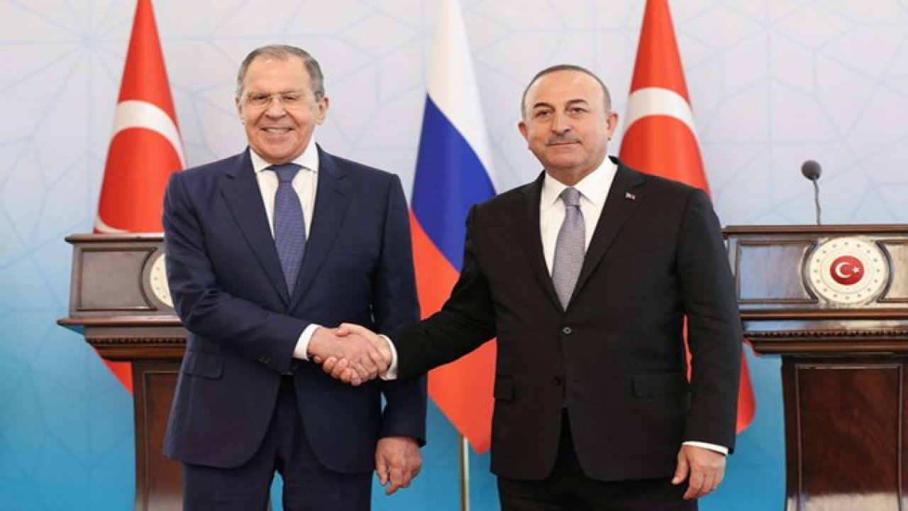 Dışişleri Bakanı Çavuşoğlu, Rus mevkidaşı Lavrov ile görüştü