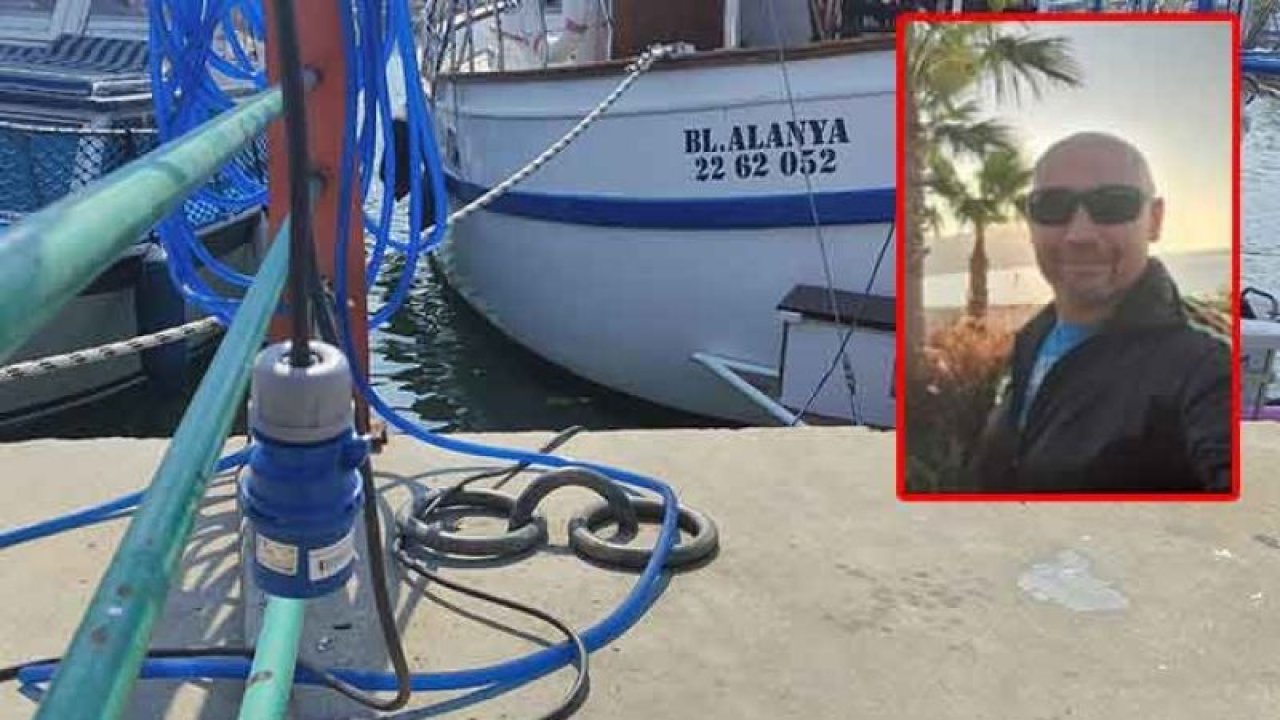Antalya'da korkunç son! Bakım yaptığı teknede elektrik akımına kapılan adam denize düşerek can verdi!