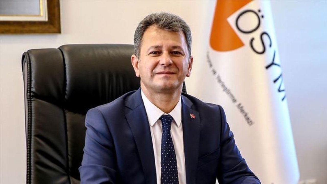 Görevden alınan ÖSYM Başkanı Prof. Dr. Halis Aygün’den açıklama